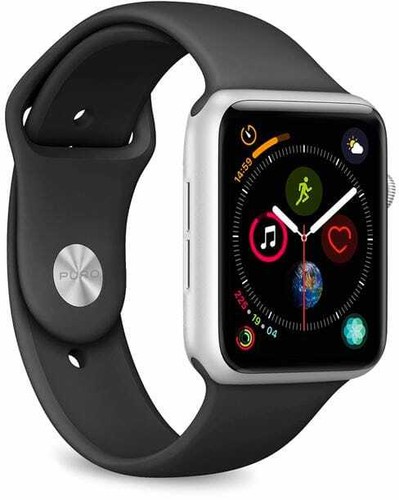 PURO Cinturino Apple Watch 38/40 mm Cinturino smartwatch Nero AW40ICONBLK |  eBay