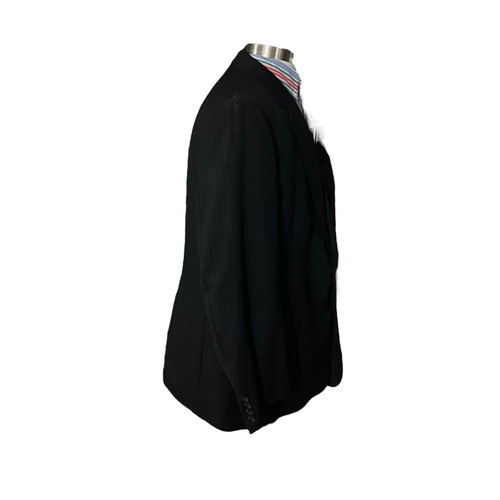 Burberrys Gris Oscuro y Crema Rayas Lana 2 Piezas Traje Chaqueta y Pantalones Talla 46L 38x31 - Imagen 5 de 24