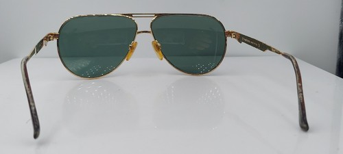 Occhiali da sole vintage Sergio Tacchini ST 1034-S Marrone Oro Pilot SOLO MONTATURE - Foto 4 di 7