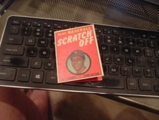 1971 Topps Scratch Off Insert Red Interior Unscratched Nate Colbert Padres