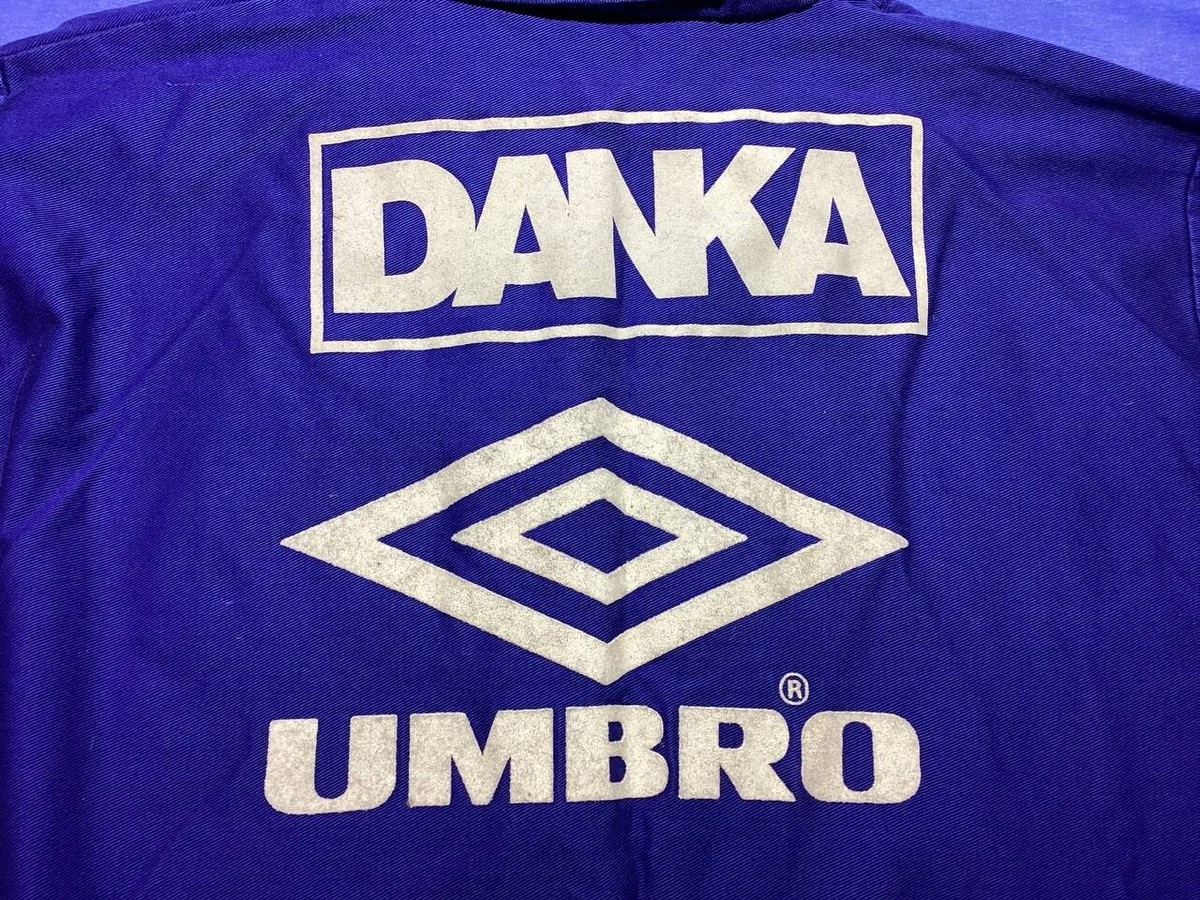EVERTON 1995 1997 FOOTBALL SOCCER DRILL TOP JACKET UMBRO Sz