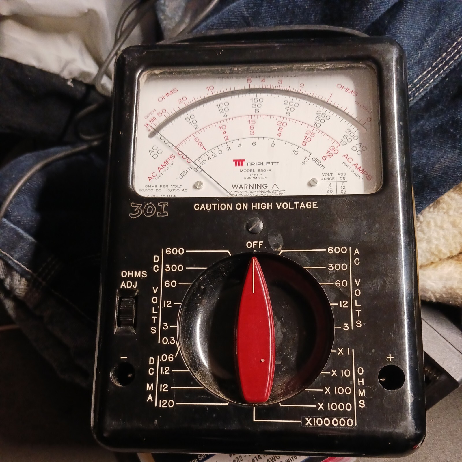 Triplett Modelo 630-A, Suspensión Tipo 4