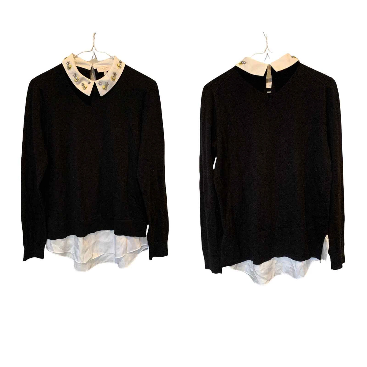 Baker layered cheap sweater