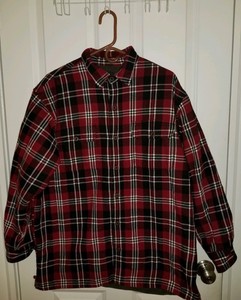 redhead plaid jacket