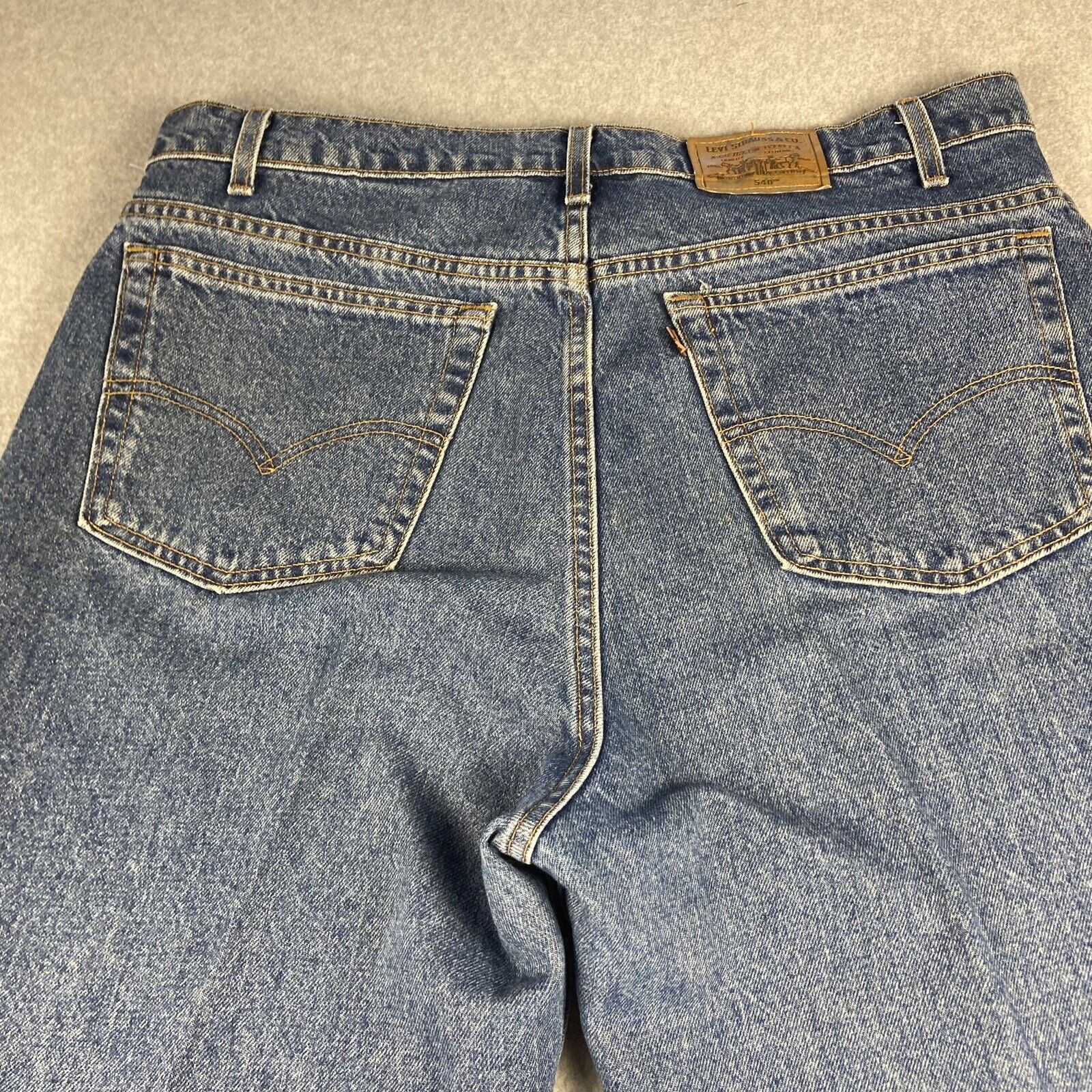 Levis Strauss Co 540 Jeans Mens 40x30 Blue Denim … - image 16