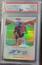2019 Panini Donruss Elite Kyler Murray Turn of the Century Rookie Auto /99 PSA 9