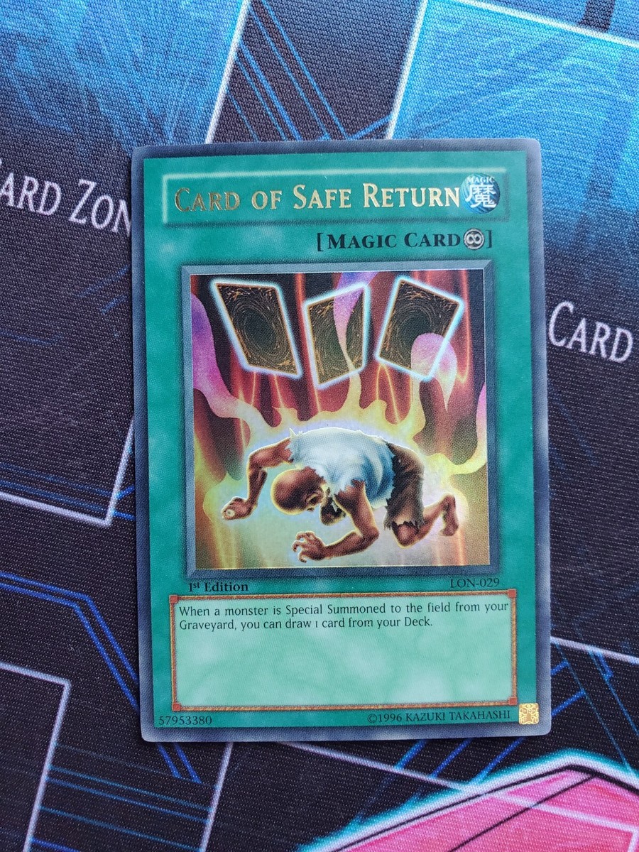 Card of Safe Return - YuGiOh! LON-029 - Ultra Rare 1st Ed - NM | eBay