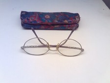 NICE SCRATCH FREE VINTAGE JESSICA McCLINTOCK JMC EYEGLASSES WITH CASE