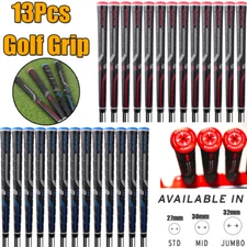 13Pcs Golf Club Grip Golf Grip Anti-Slip Rubber Grip Standard/Midsize/Oversize