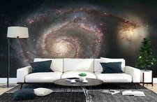3D Space Starry Sky Wallpaper Wall Mural Removable Self-adhesive Sticker153