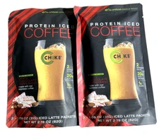 Chike Protein White Chocolate Peppermint Iced Coffee  2.19 oz   ( 2 Pack )