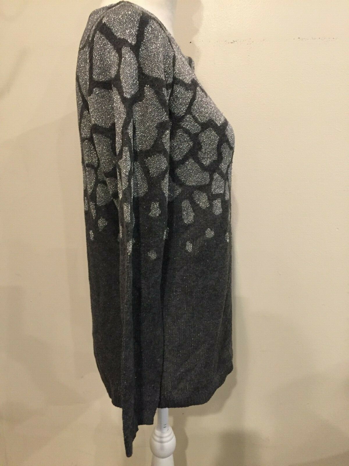 Ruby RD Sweater, Small, long sleeves, Silver & Gr… - image 6