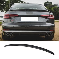 für Audi A4 S4 B9 Limo Heckspoiler GLANZ SCHWARZ LACKIERT Sport Optik Heckflügel
