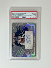 Saquon Barkley 2020 Obsidian Lightning Strike Auto /25 PSA 9 Giants