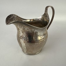 Vintage Small Silver Jug Engraved 110g Hallmarked t7966