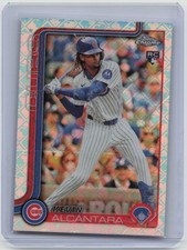 2025 Topps Chrome Logofractor Edition #173 Kevin Alcántara Rookie Card RC