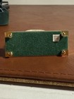 Vintage Bulova Miniature Mantel Clock Solid Brass Quartz Roman Numeral Case — photo 5