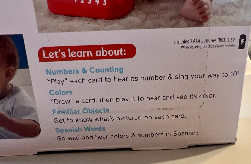 Juguete Fisher-Price Uno para reír y aprender conteo y colores música y luces 6-36 m Foto 4 de 4