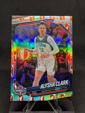 Alysha Clark 2025 Panini WNBA Prizm - WNBA Logo Prizm #129 Washington Mystics