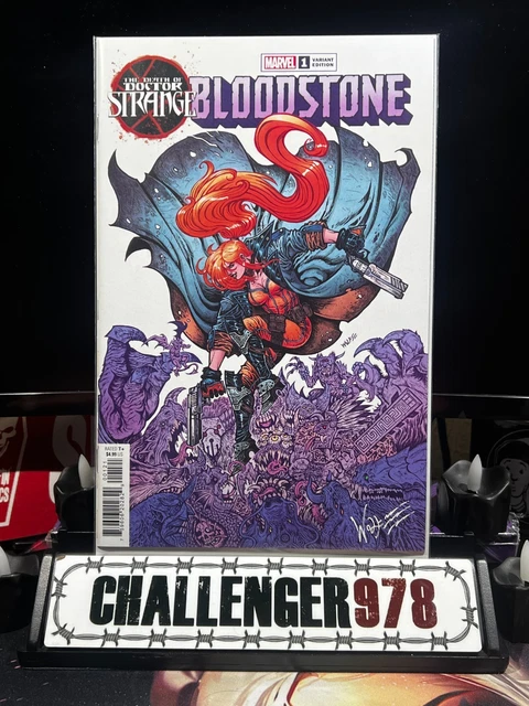 Death of Doctor Strange : Bloodstone #1 Maria Wolf SIGNED Trade-Dress w/ COA