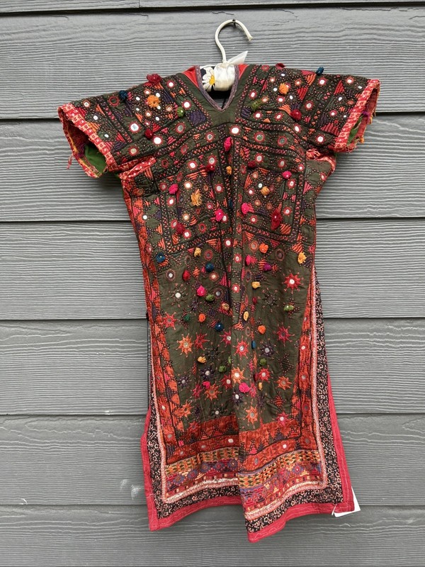 Vintage Indian Hand Embroidered Tribal Backless Choli - Banni Village Kutch