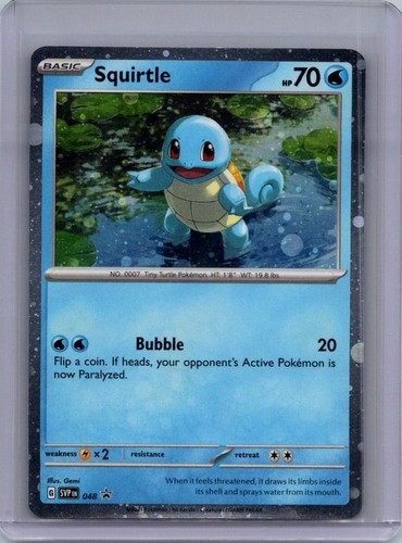 Squirtle - (Cosmos Holo) - 048 - SV: Scarlet & Violet - Promo - Pokemon - NM