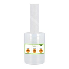12 Rolls 5" x 1000' 90 Ga Clear Extended Core Mini Stretch Wrap Shrink Film