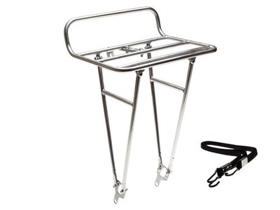 BLB Commuter T-Rack Gepäckträger front carrier Stahl + EXPANDER - silber