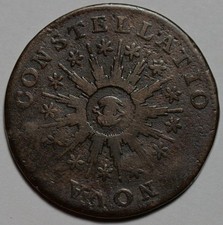 1785 Nova Constellatio, Pointed Rays, Colonial Copper