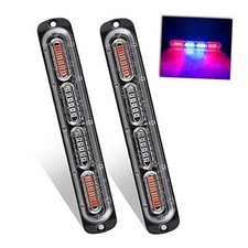 Emergency Warning Strobe Lights Universal 2 Pack 24 Led 72w Redbluered Emergency Warning Strobe Lights Universal 2 Pack 24 Led 72w Redbluered