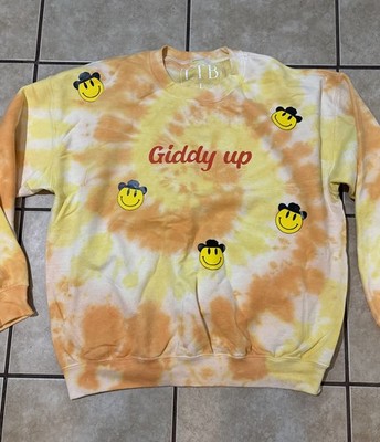 LTB Giddy Up Tie Dye Sweatshirt Size L