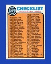 1973 Topps Set-Break #453 Checklist 397-528 NR-MINT *GMCARDS*