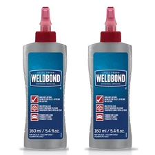 2/pk. - Weldbond 8-50160 Universal Adhesive Glue, 5.4 fl. oz.