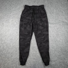 Lululemon Pant Women 6 Black Camo Stretch High Rise Jogger 28" Athleisure Yoga