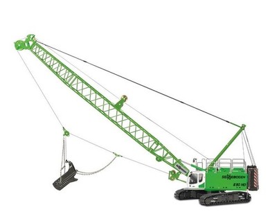ROS SRL 1:50 Sennebogen cable excavator 690 HD dragline bucket 168 Truck Diecast