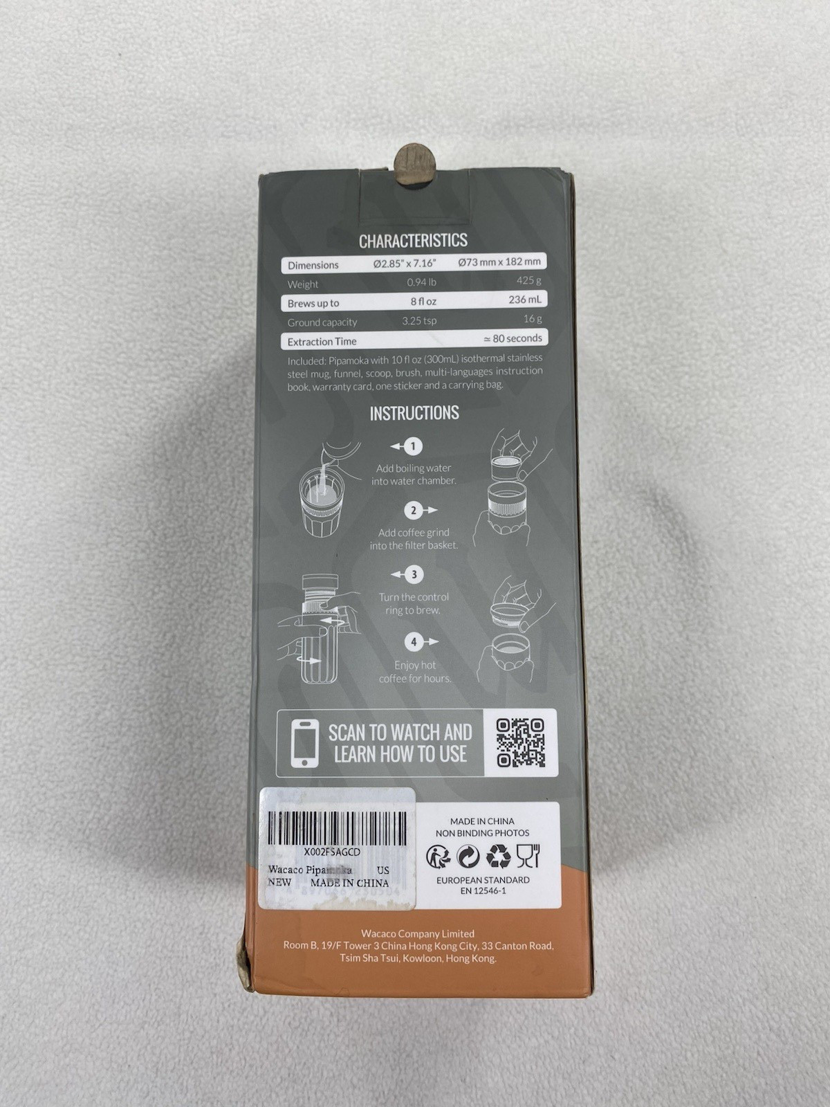 WACACO Pipamoka: Portable Pressure Coffee Brewer & Thermo Travel Mug