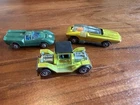 Hotwheels Redline Lot of 3 Vintage Cars