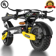 Electric Scooter Adult 30MPH,1200W Motor E-Scooter,11'' Off-Road Tire Scooter