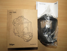 Drager FPS 7000 SCBA Full Mask For Breathing Apparatus M - Missing Head Straps