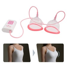 Electric Breast Enhancer Enlarger Massager Pump Vacuum Suction Enlargement B Cup