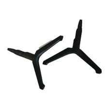 Set of 2 TV Stand Legs Samsung BN63-18872A Black Plastic Snap In Base NEW