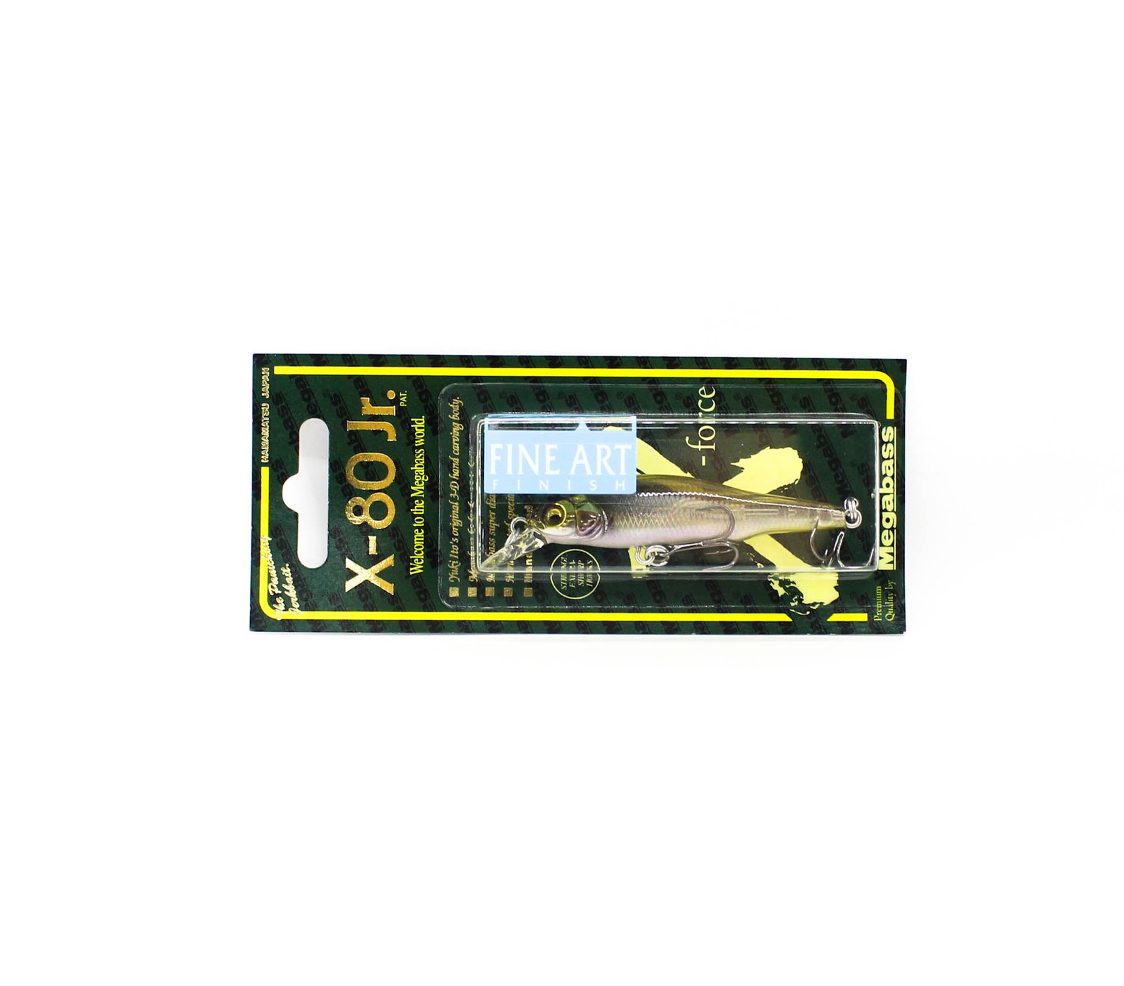 Megabass X-80 JR Suspend Minnow Lure FA Wakasagi (8589)