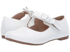 Elephantito Z1064 Girls White Leather Charlotte Mary Jane Shoes Size US 12