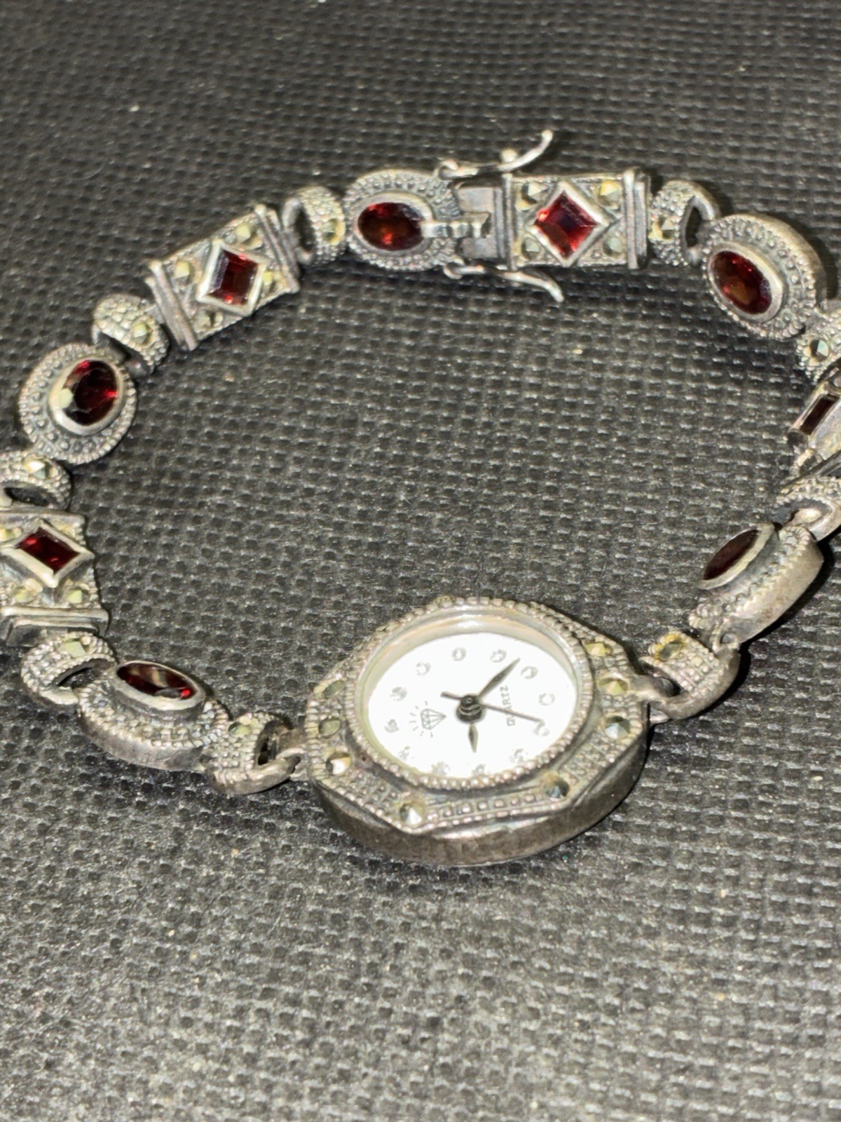 Solid Vintage Ecclissi Sterling Silver Marcasite … - image 14