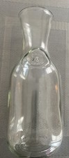 Vintage Paul Mason &ldquo;Since 1952&rdquo; Glass Carafe Or Vase 9.5&rdquo; Tall, Juice Milk