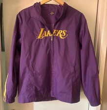 Giacca esclusiva Los Angeles Lakers adulto taglia large viola e oro