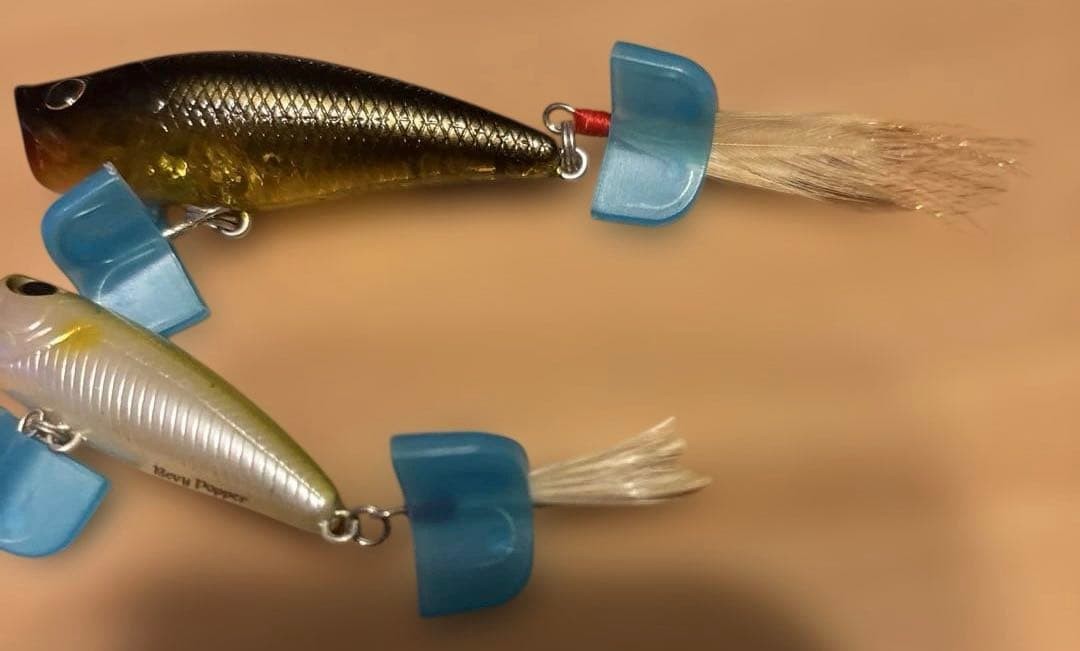 Evergreen Combat Popper & Bevy Popper Topwater Lures Set, Used, Fishing - Image 12