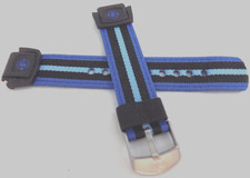 RARE New Men  s Timex Expedition Watch Band   Blue Nylon, Water Resistant, 15.5mm