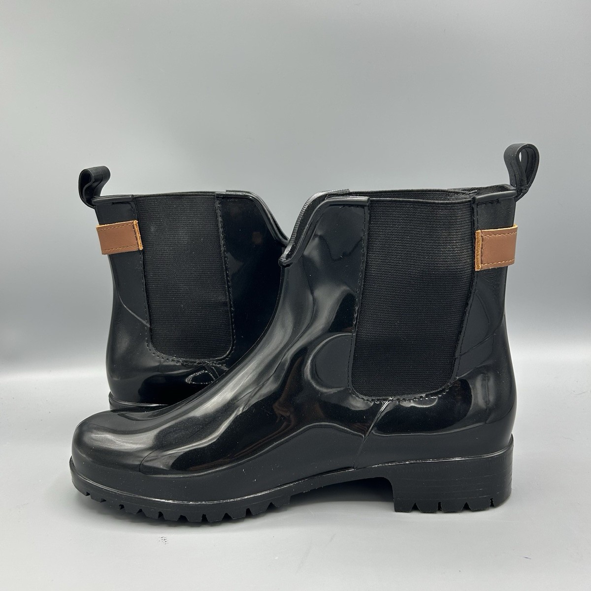 Tommy Hilfiger Oxley 2Z2 Black Wellington Ankle Rain Boots UK EU
