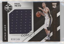 2015-16 Panini Limited Unlimited Potential Materials 18/149 Raul Neto #47 z0c